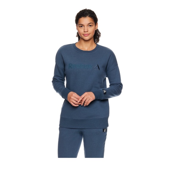 Reebok Tops - Reebok Women's Purpose Crew Neck Sweatshirt NWT  embroidered logo